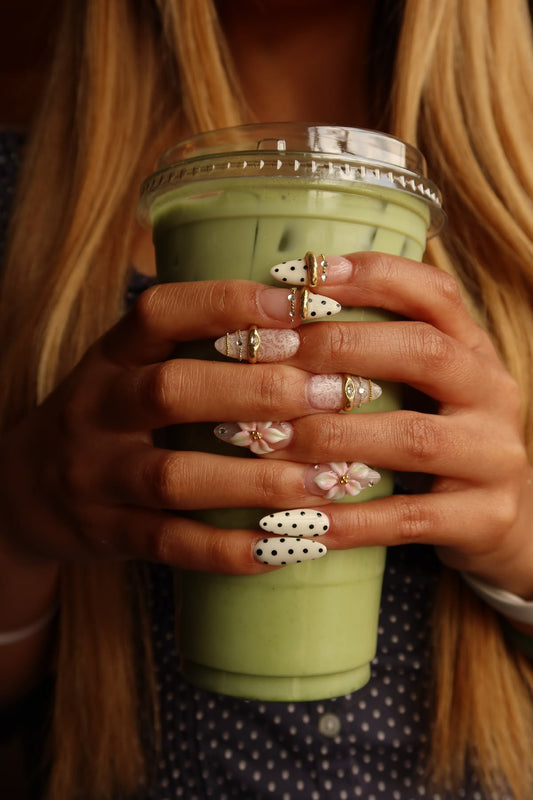 Floral Lace & Polka Dots