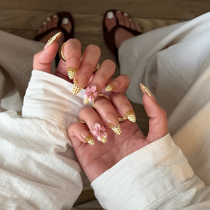 Yellow Polka Tips